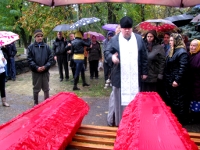Перезахоронение в селе Ряженом Ростовской области