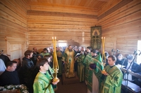 Освящение храма Сергия Радонежского
