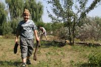Военно-полевой выход воспитанников приходской воскресной школы в балку Джериганово