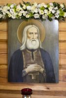 Реставрация иконы Серафима Саровского