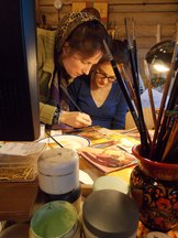 В иконописной мастерской ведется обучение иконописи!