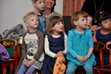 воспитанники воскресной школы храма святого Иоанна Воина в гостях у детского дома 