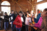 экскурсия по приходу для учащихся средних школ из города Новочеркасска