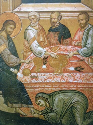 Прощение грешницы в доме фарисея Симона