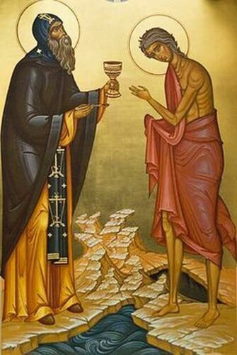 Преподобные Зосима и Мария Египетская