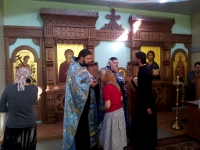 Молебен в часовне при ОКБ