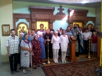 Молебен в часовне при ОКБ