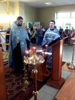 Молебен в часовне при ОКБ