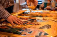 Олифление иконы