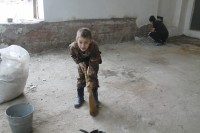 Уборка будущего спортзала Уборка будущего спортзала