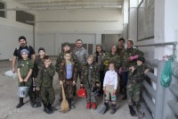 Уборка будущего спортзала Уборка будущего спортзала