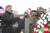 Перезахоронение останков погибших