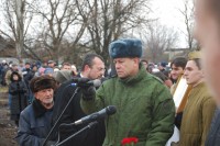 Перезахоронение останков погибших