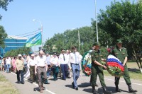 Перезахоронение останков погибших