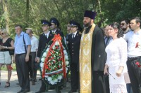 Перезахоронение останков погибших