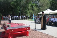 Перезахоронение останков погибших