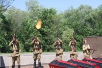 Перезахоронение останков погибших