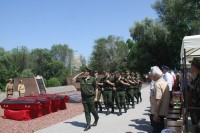 Перезахоронение останков погибших