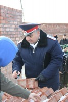 Закладка именных кирпичей