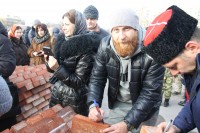 Закладка именных кирпичей