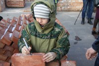 Закладка именных кирпичей