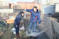 Закладка именных кирпичей