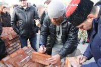 Закладка именных кирпичей