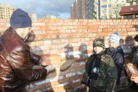 Закладка именных кирпичей