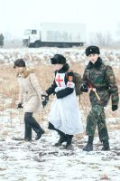 Реконструкция эпизода гражданской войны на нижнем Дону