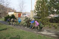 Занятие по начальной военной подготовке к службе в Российской армии