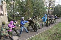 Занятие по начальной военной подготовке к службе в Российской армии