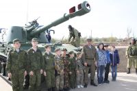 Открытие военного городка и аллеи воинской славы