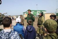 Открытие военного городка и аллеи воинской славы