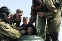 Открытие военного городка и аллеи воинской славы