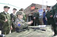 Открытие военного городка и аллеи воинской славы