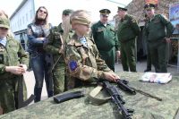 Открытие военного городка и аллеи воинской славы