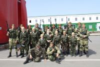 Открытие военного городка и аллеи воинской славы