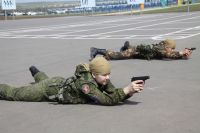 Открытие военного городка и аллеи воинской славы