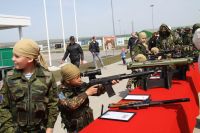 Открытие военного городка и аллеи воинской славы