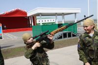 Открытие военного городка и аллеи воинской славы