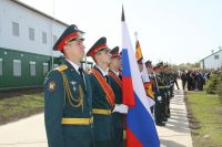 Открытие военного городка и аллеи воинской славы