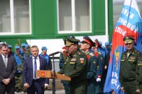 Открытие военного городка и аллеи воинской славы