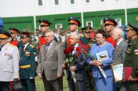 Открытие военного городка и аллеи воинской славы