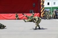 Открытие военного городка и аллеи воинской славы