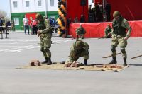Открытие военного городка и аллеи воинской славы