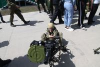 Открытие военного городка и аллеи воинской славы