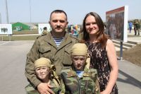 Открытие военного городка и аллеи воинской славы