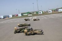 Открытие военного городка и аллеи воинской славы