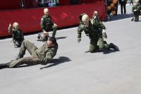 Открытие военного городка и аллеи воинской славы