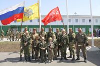 Открытие военного городка и аллеи воинской славы